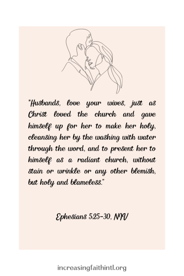 Ephesians 5_25-30, NIV bible verse for love relationship and number 33