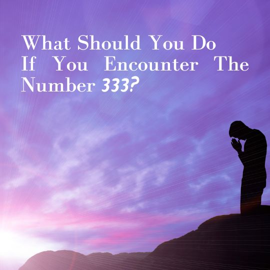 What Should You Do If You Encounter The Number 333
