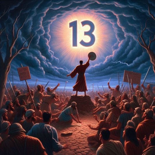 biblical meaning of number 13